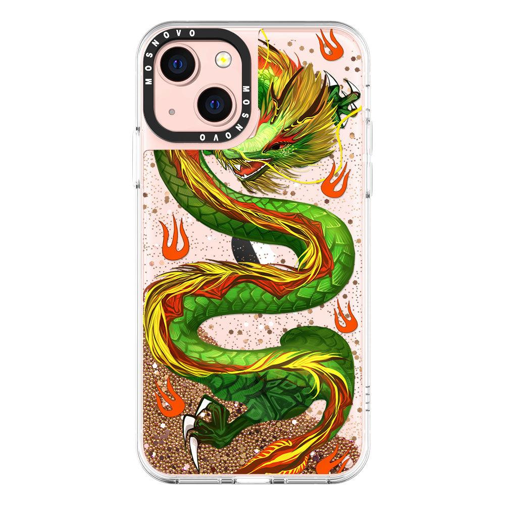 Dragon Glitter Phone Case - iPhone 13 Case