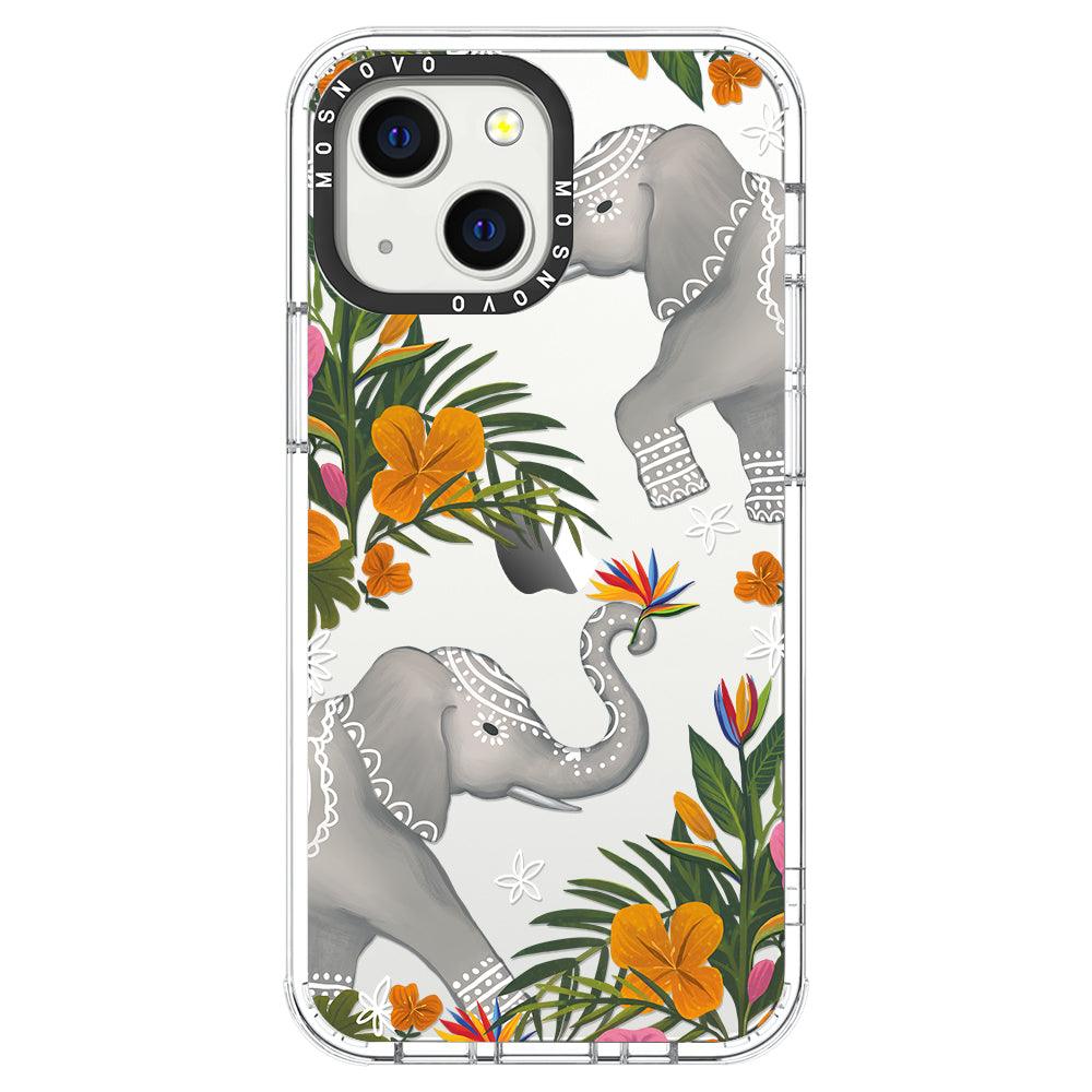 Tribal Elephant Phone Case - iPhone 13 Mini Case