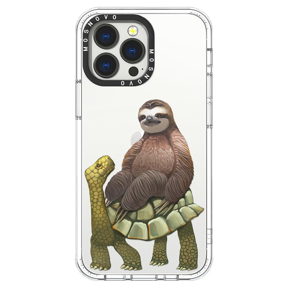 Sloth Turtle Phone Case - iPhone 13 Pro Case