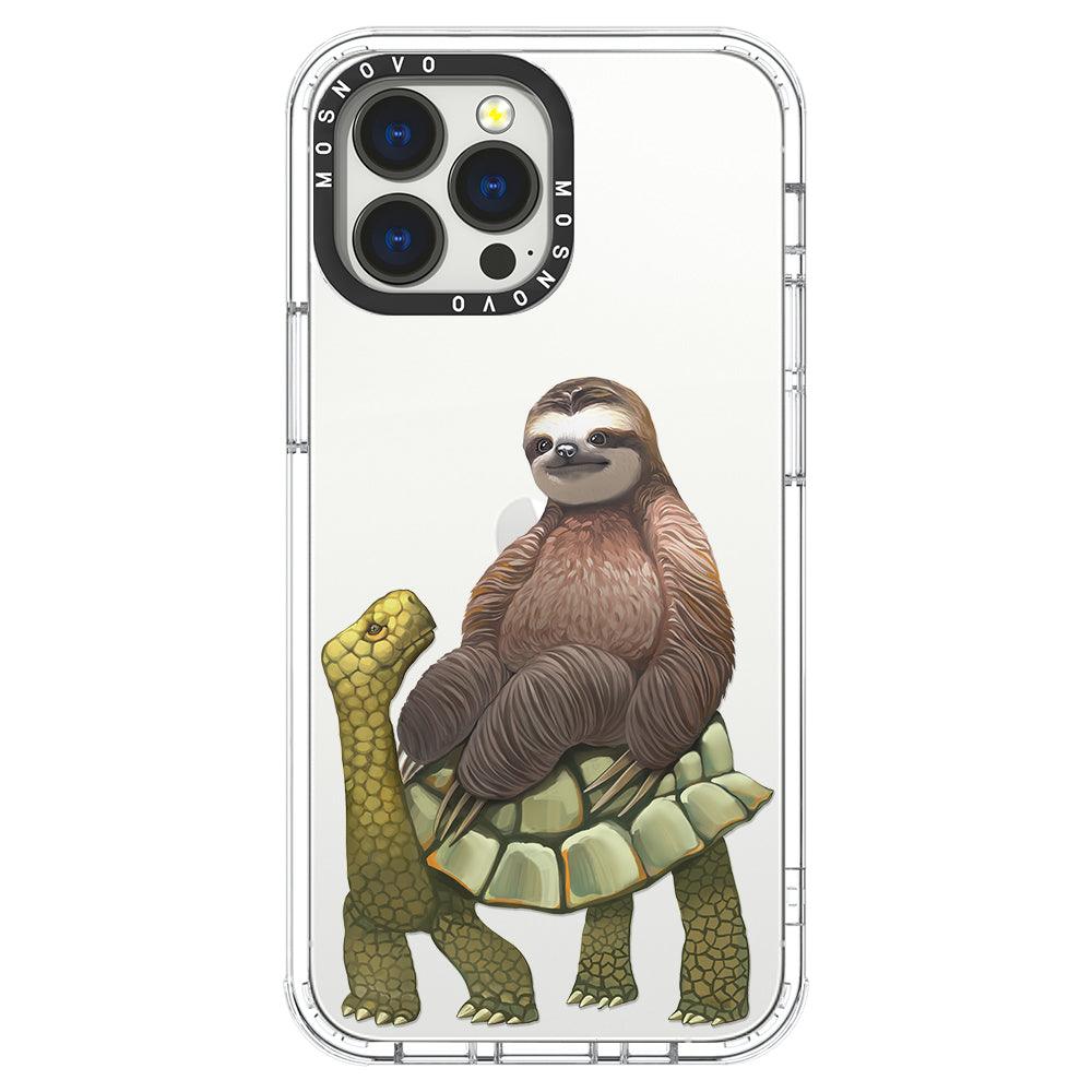 Sloth Turtle Phone Case - iPhone 13 Pro Max Case