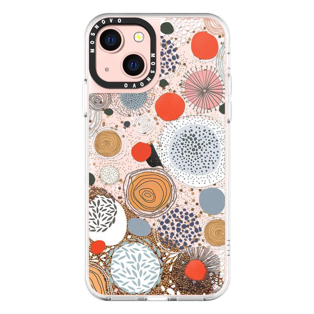 Abstract Art Glitter Phone Case - iPhone 13 Case