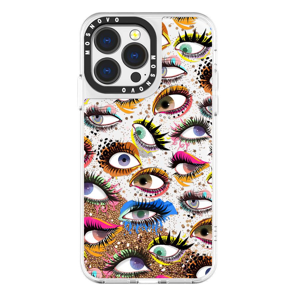 Eyes Glitter Phone Case - iPhone 13 Pro Case