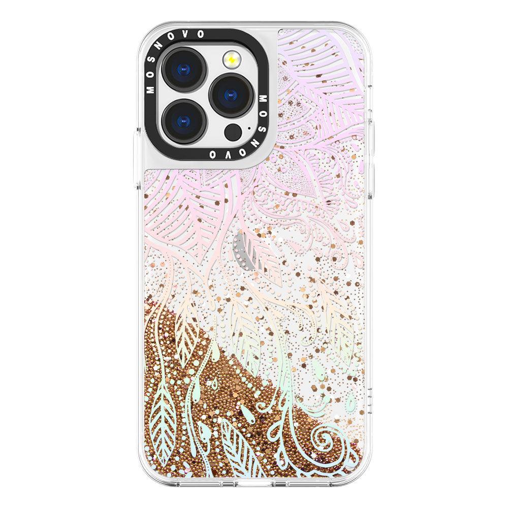 Dreamy Henna Glitter Phone Case - iPhone 13 Pro Case