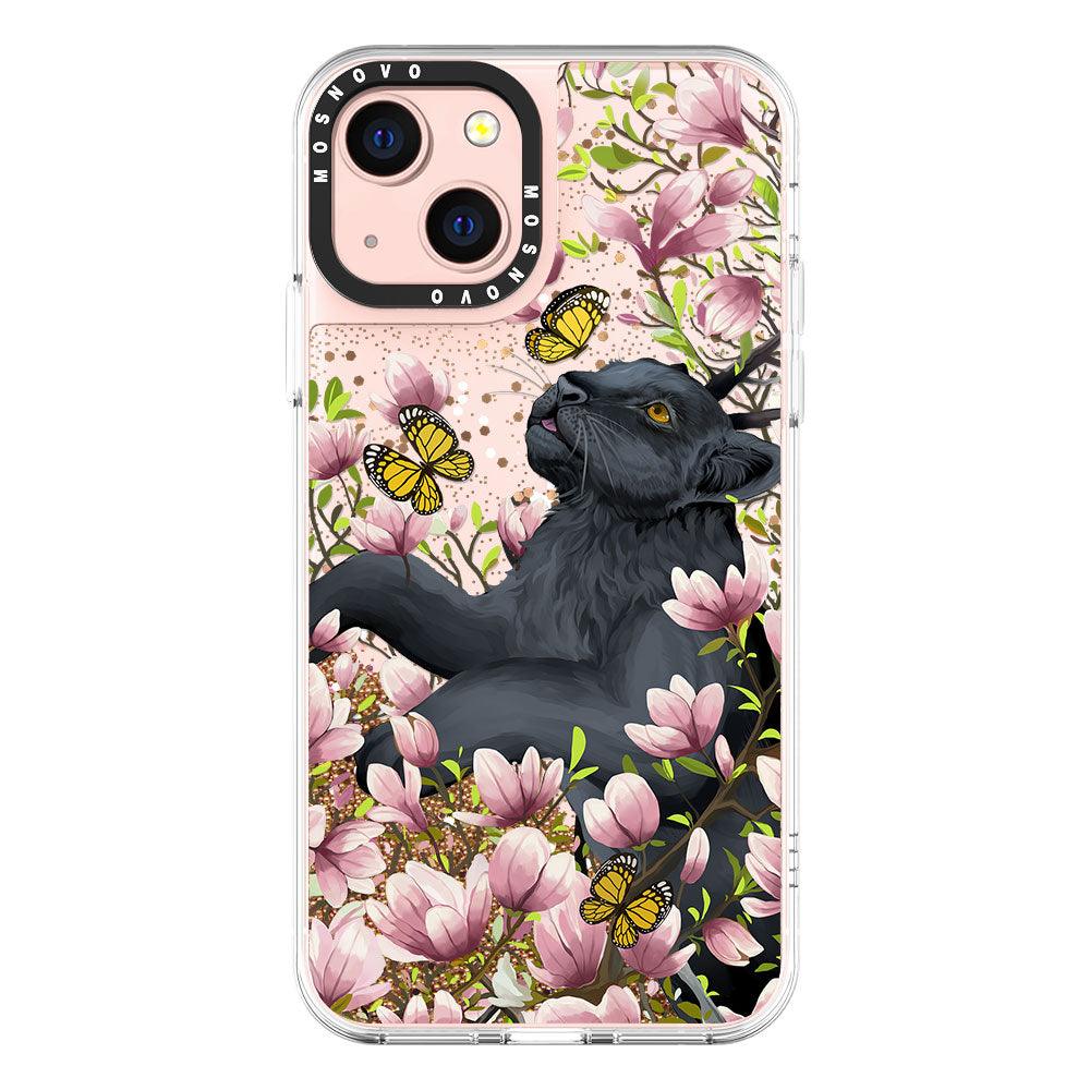 Black Panther Glitter Phone Case - iPhone 13 Case