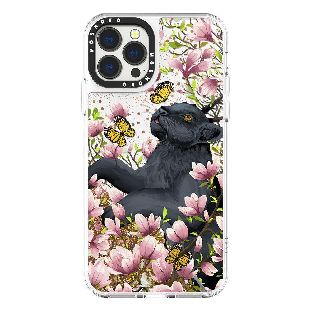 Black Panther Glitter Phone Case - iPhone 13 Pro Max Case