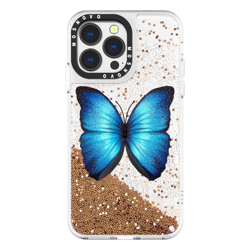 Shimmering Butterfly Glitter Phone Case - iPhone 13 Pro Case