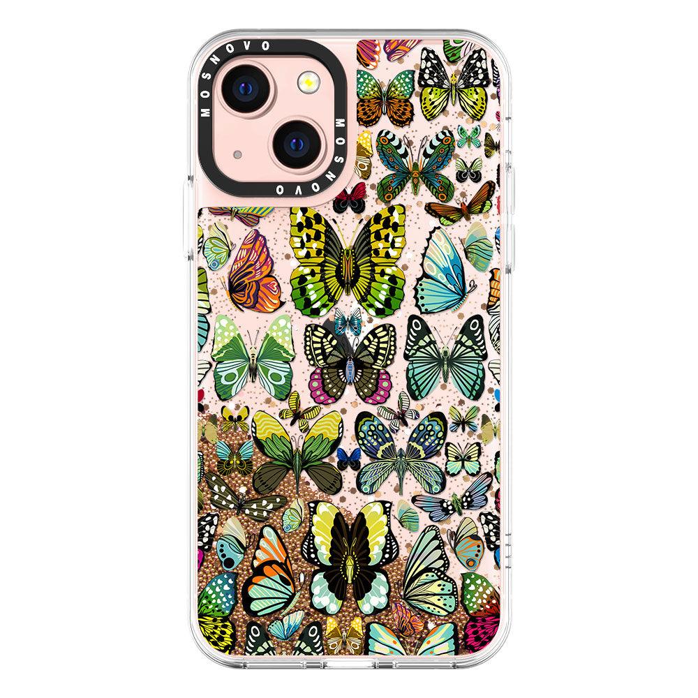 Butterflies Glitter Phone Case - iPhone 13 Case