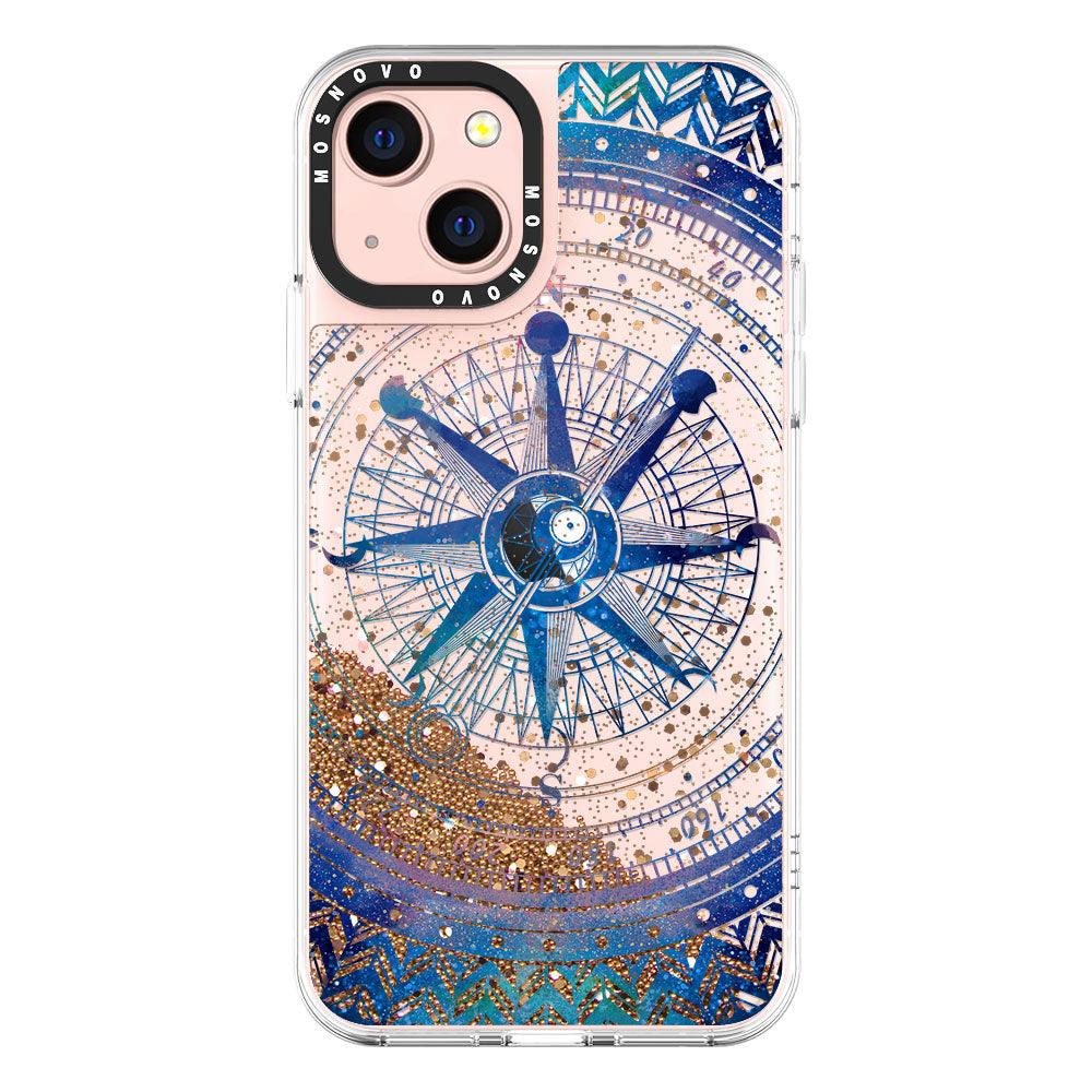 Galaxy Compass Glitter Phone Case - iPhone 13 Case