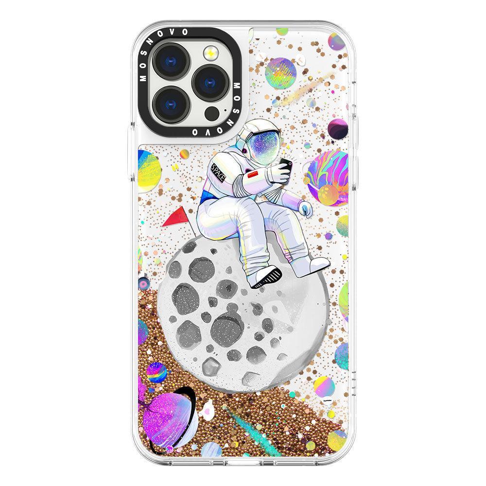 Astronaut 2020 Glitter Phone Case - iPhone 13 Pro Max Case