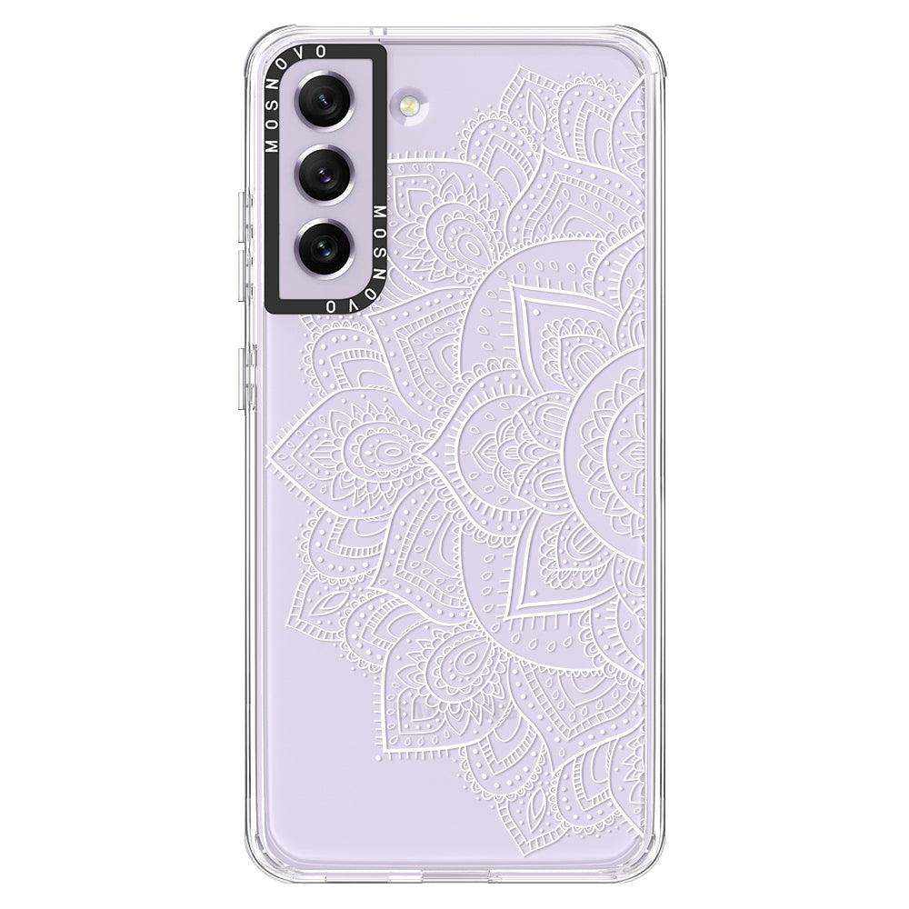 Half Mandala Phone Case - Samsung Galaxy S21 FE Case