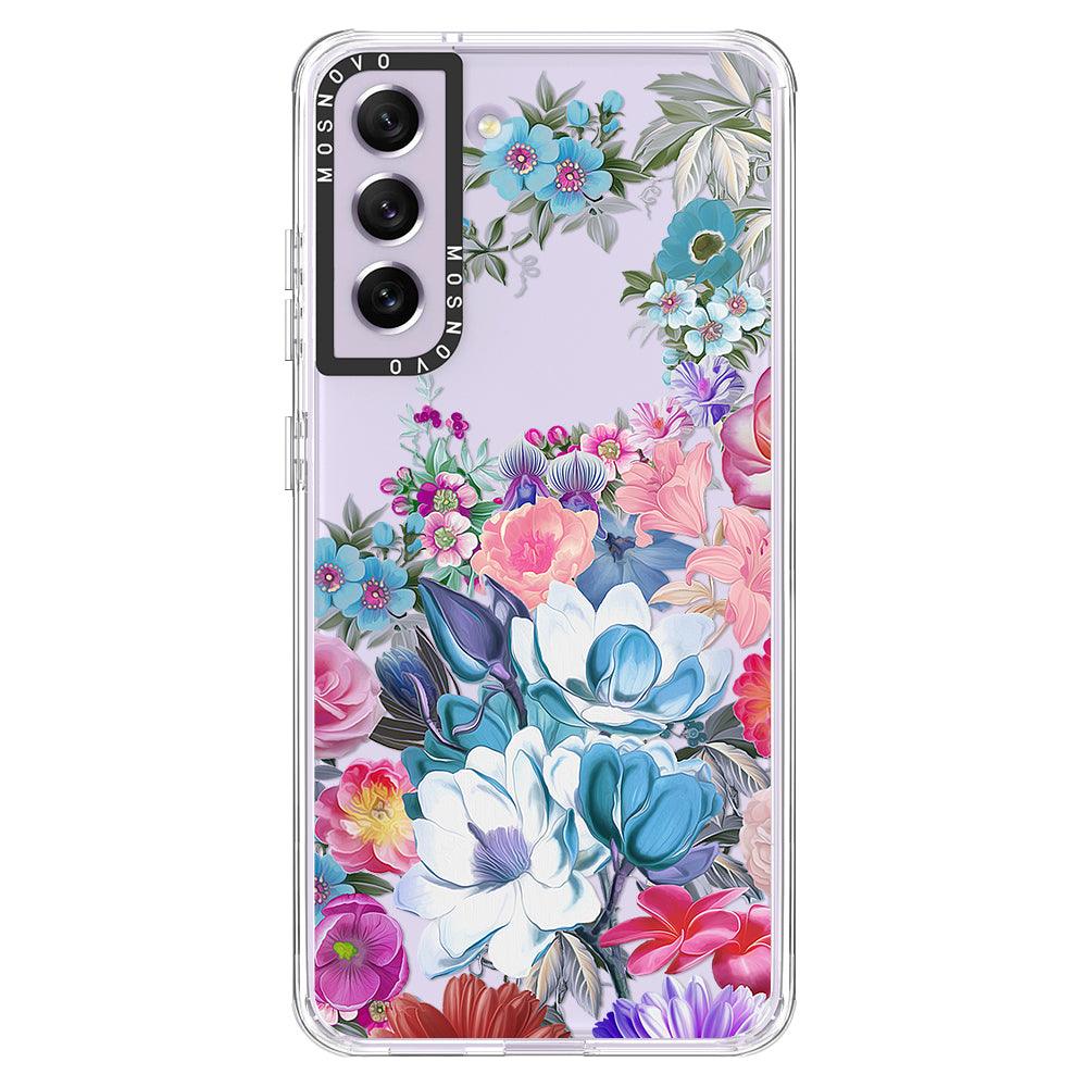 Magnolia Flower Phone Case - Samsung Galaxy S21 FE Case