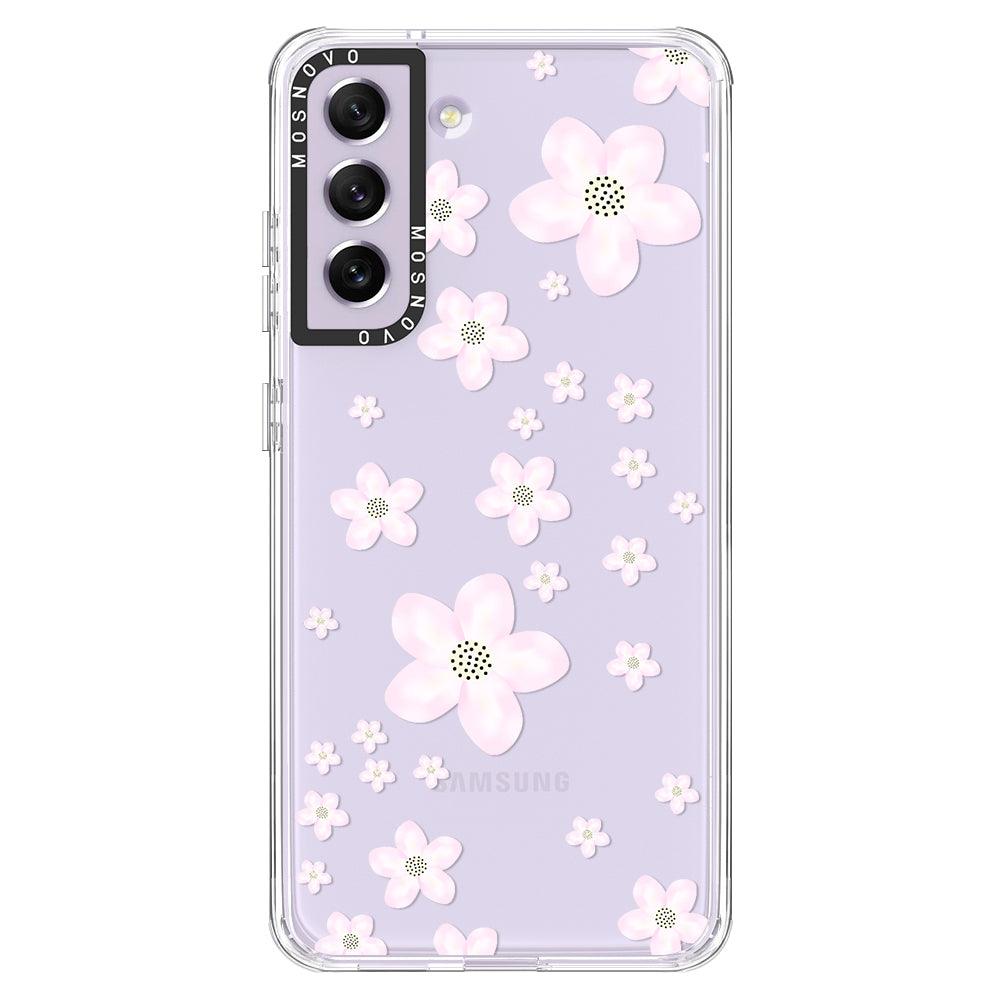 Pink Cherry Blossom Phone Case - Samsung Galaxy S21 FE Case