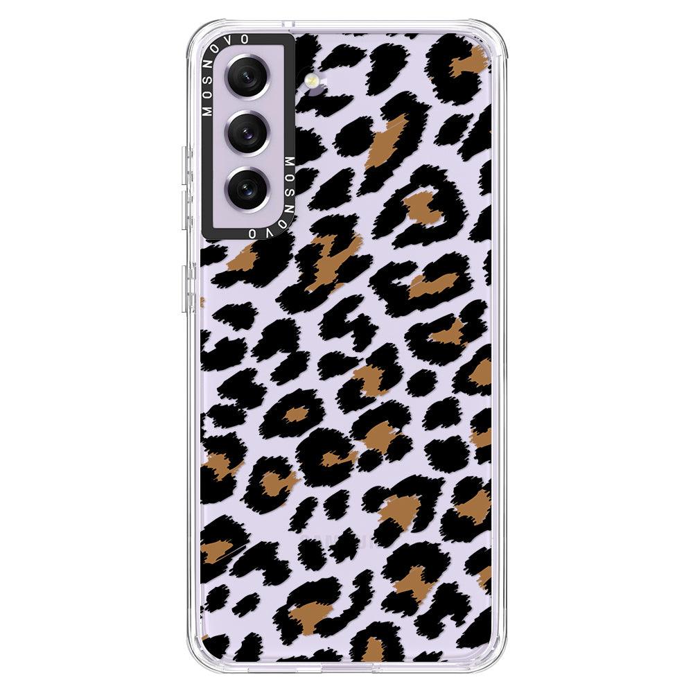 Leopard Print Phone Case - Samsung Galaxy S21 FE Case