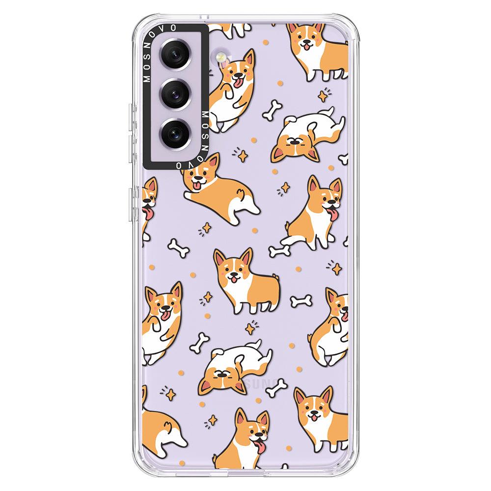 Cute Corgi Phone Case - Samsung Galaxy S21 FE Case