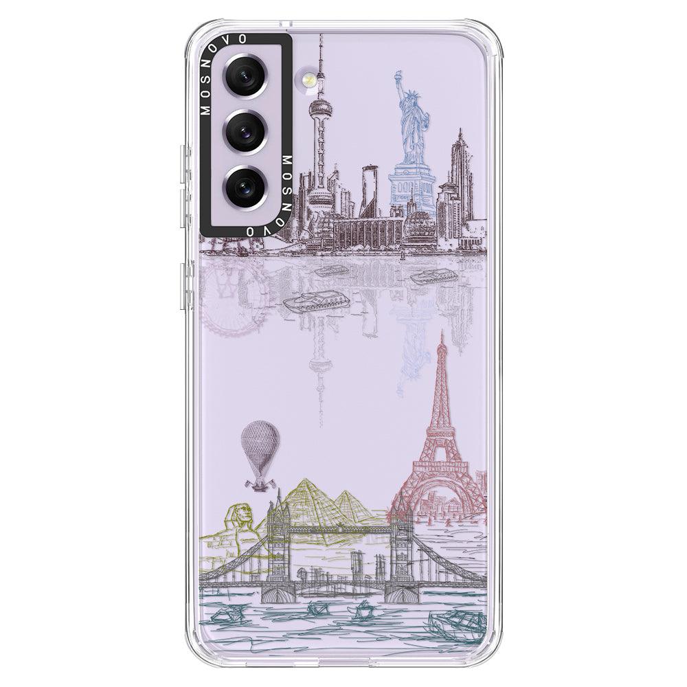 World Landscape Phone Case - Samsung Galaxy S21 FE Case