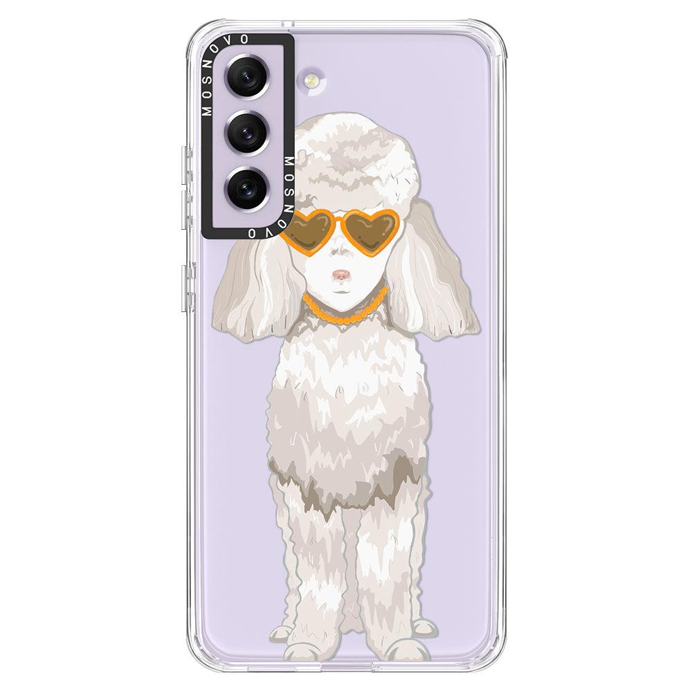 Elegant Poodle Phone Case - Samsung Galaxy S21 FE Case