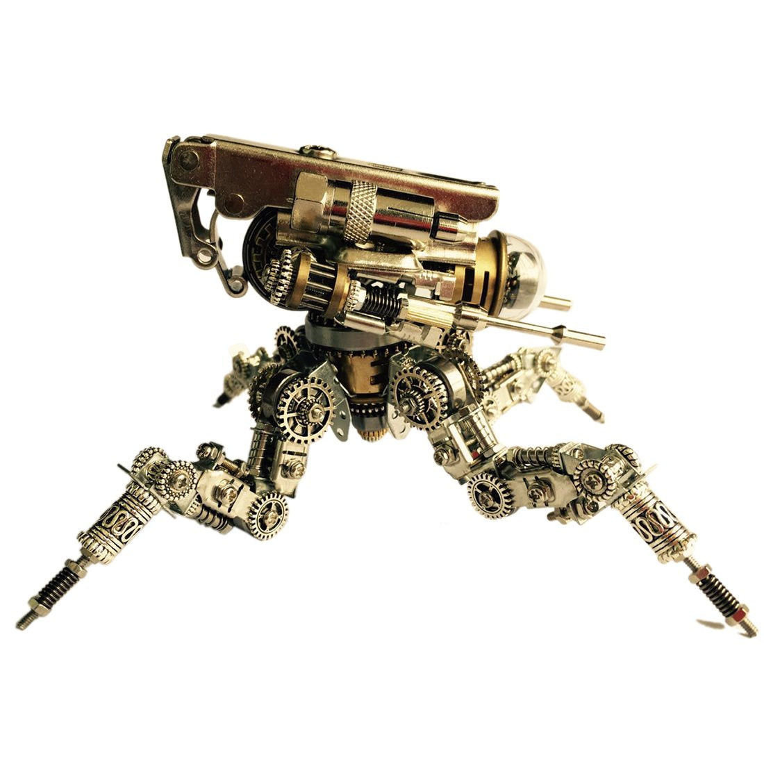 DIY Assembly Metal Knight Mecha Puzzle Toy Model