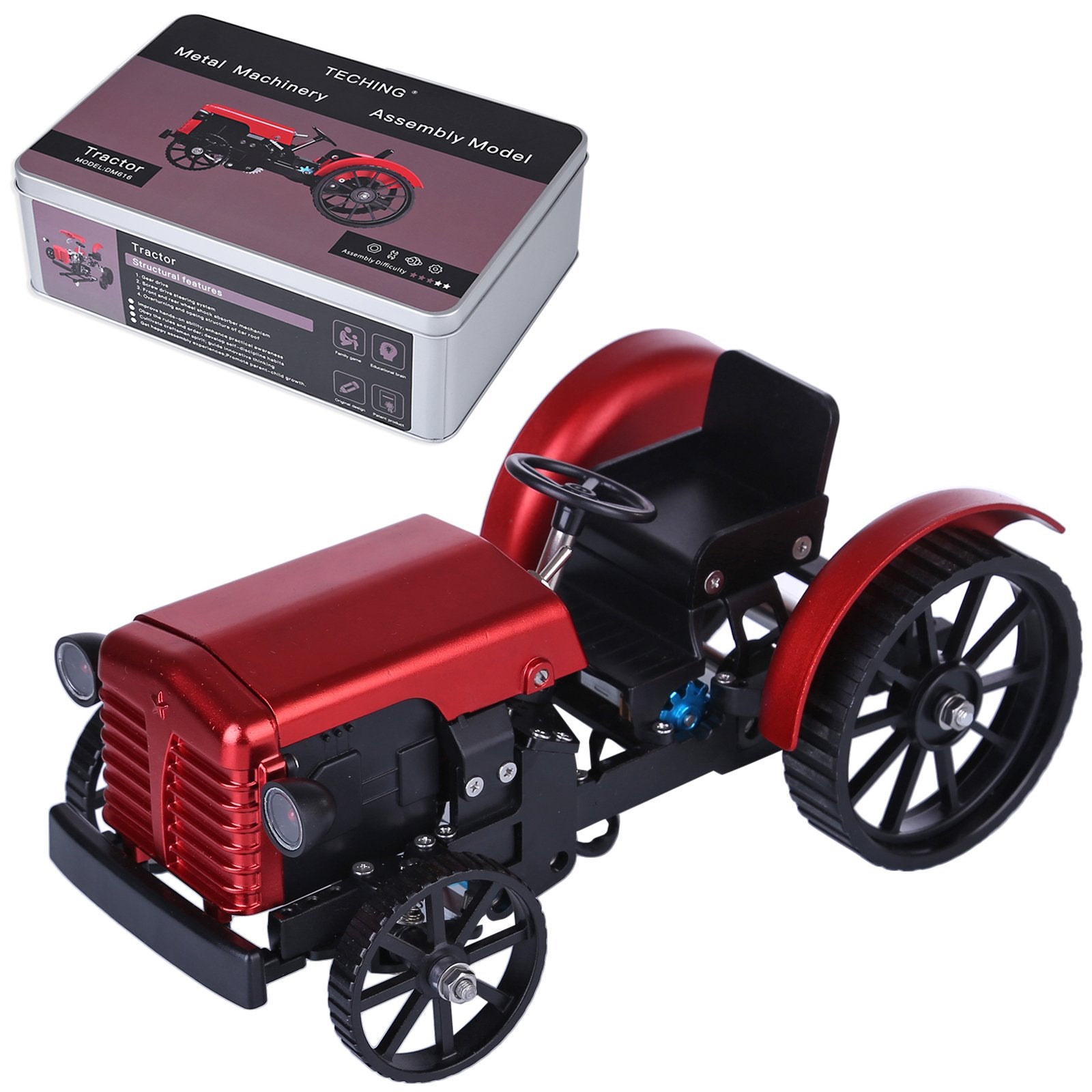 Teching Assembly DM616 APP Metal Remote Controlled Electric Tractor Model