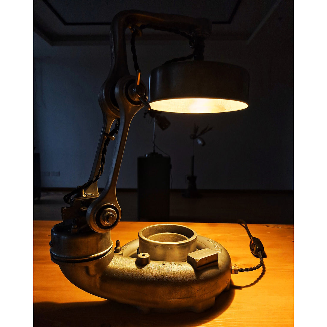 Steampunk Industrial Retro Style Table Desk Lamp