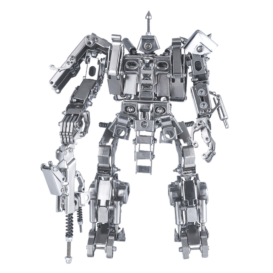 547Pcs 25cm 3D Metal Assembly Combat Mecha Figure Model Building Kit