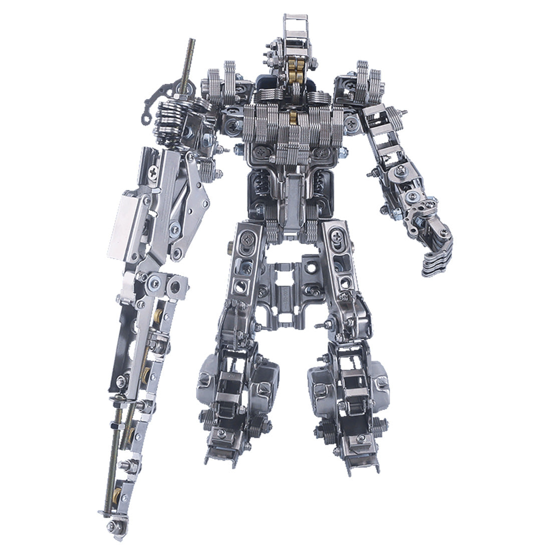 638Pcs Blade Master Metal War Assault Mecha Assembly Model Kit Phone Holder 2in1