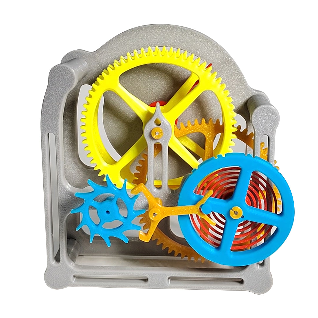 Mechanical Mini Tourbillon Clock 3D Printed Toy