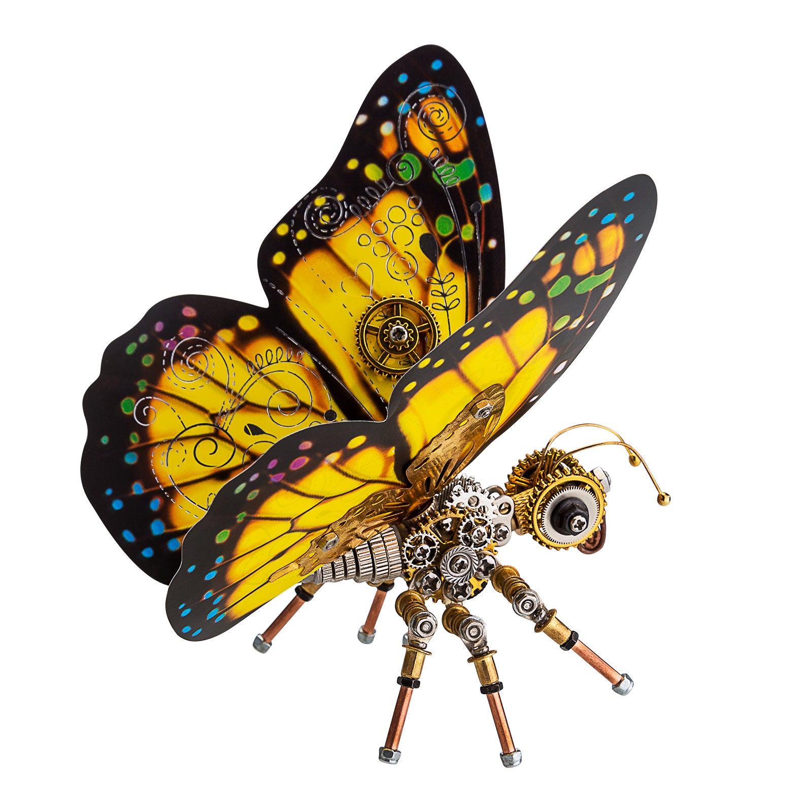 150Pcs Monarch Butterfly Steampunk Assembly Model