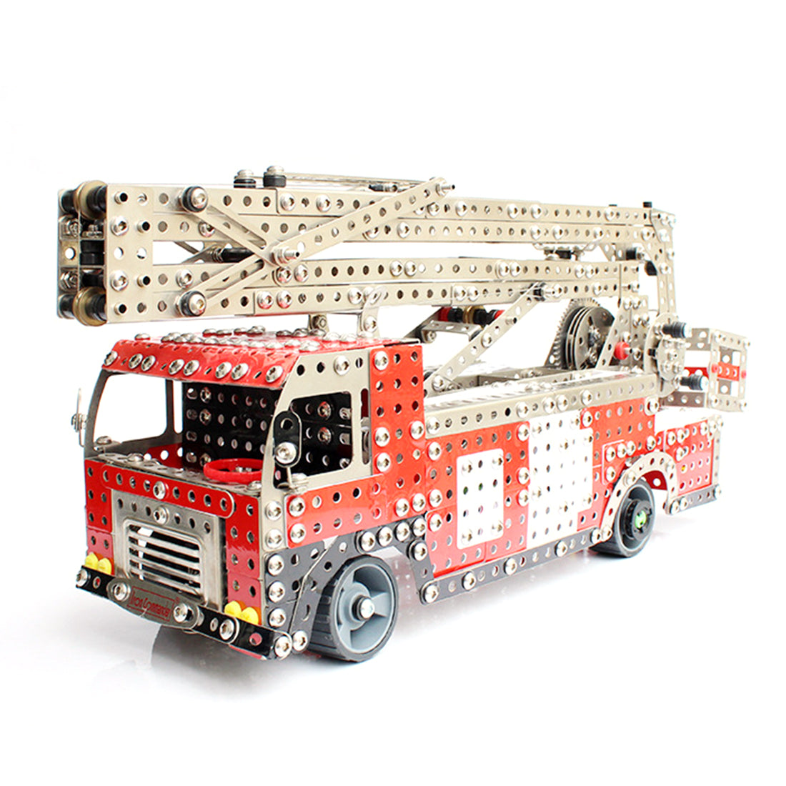 1868PCS Fire Truck Simulation Model DIY Metal Assembly Toy