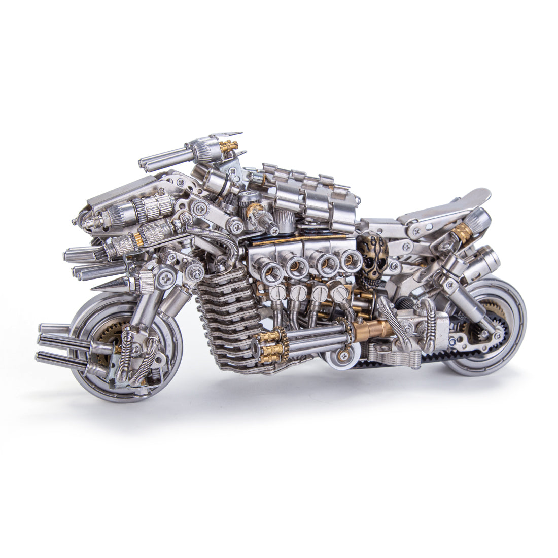 900+PCS Pursuit Motorcycle 3D Metal Puzzle Kits Gift for Biker Difficult Puzzle