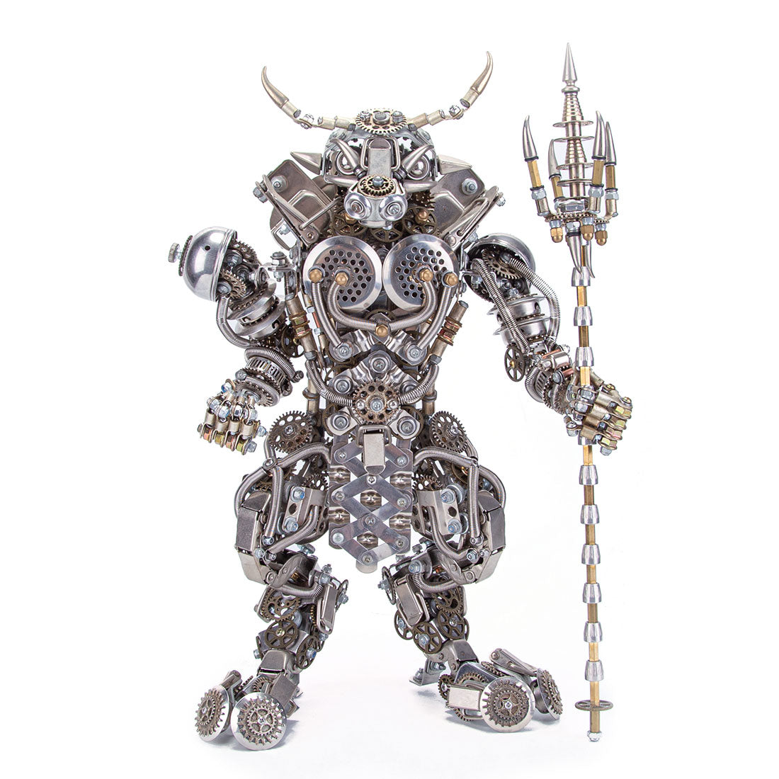 3D Metal Minotaur Mode Kits Bull-Headed Monster Beast Fight with Monkey King Wukong Difficult Puzzle