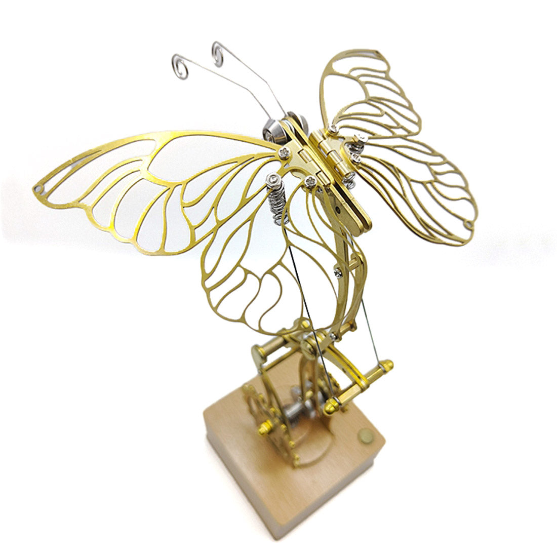 Golden Mechanical Butterfly Metal Model Kits