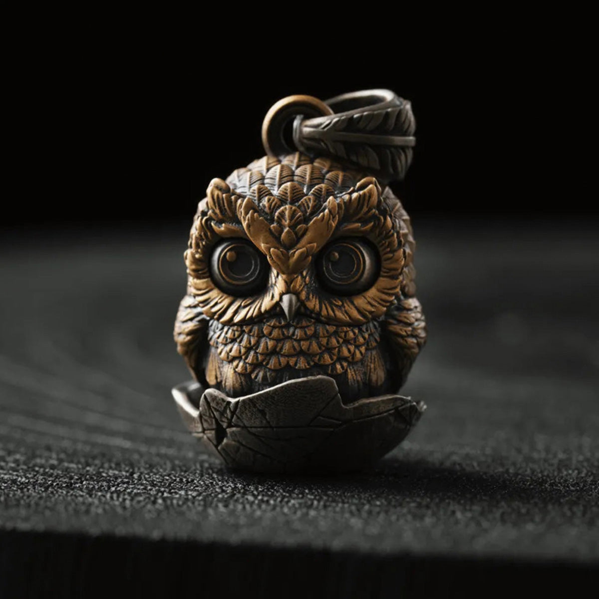 New-born Owl Fidget Pendant