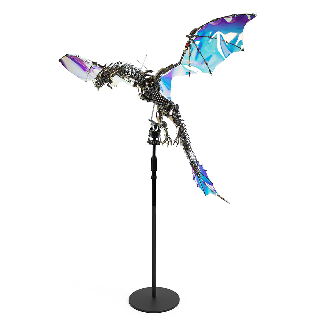 Fantasy Large Dragon Aurora of the Sky 3D Metal Mechanical Difficult Puzzle 3000+PCS 126cm Long