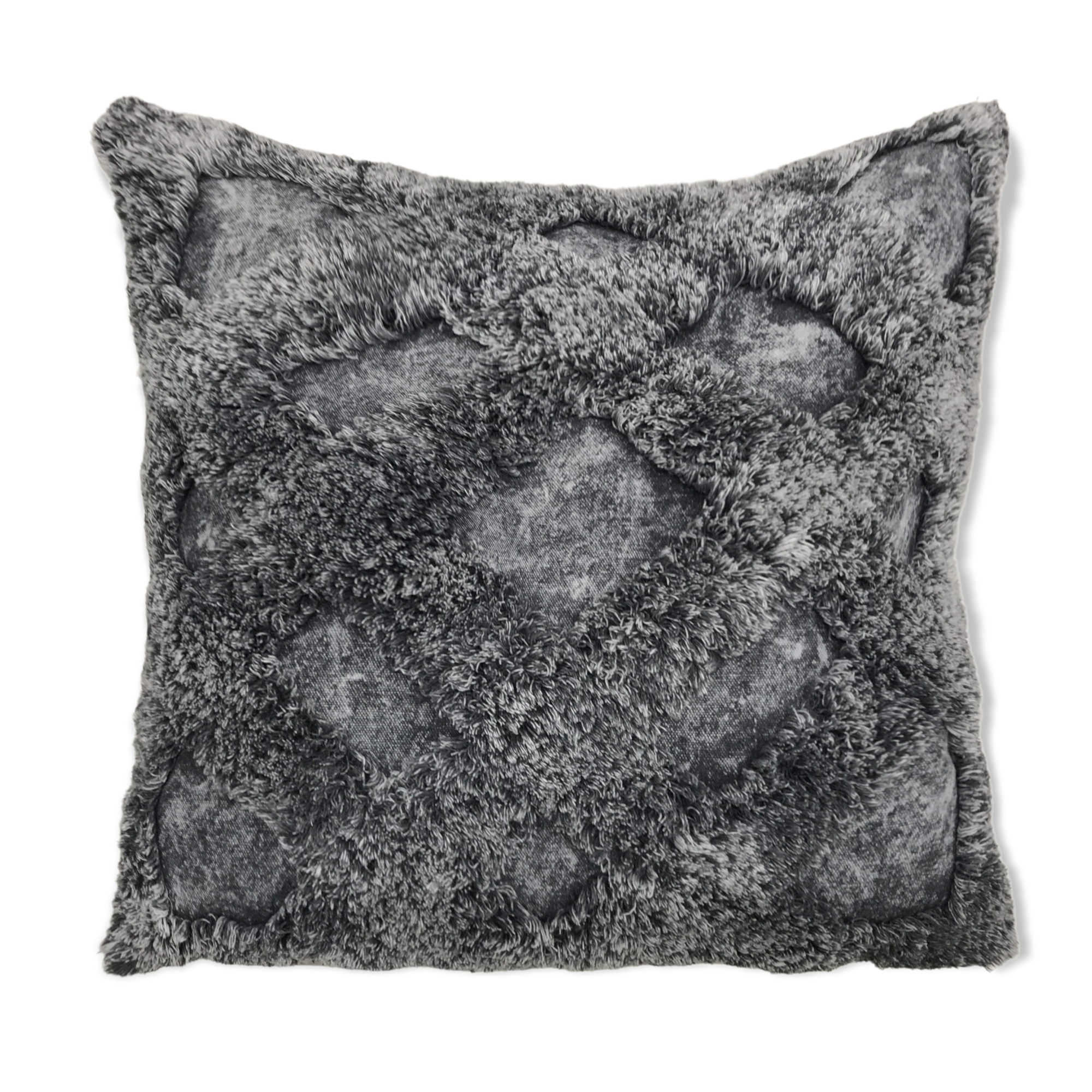 Stone Wash Trellis Pattern Pillow