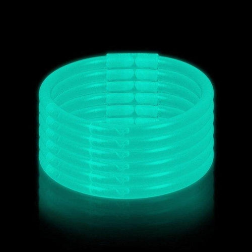 10 Inch Glow Stick Bracelets Aqua - Pack of 100