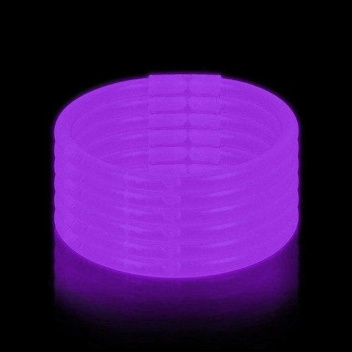 10 Inch Glow Stick Bracelets Purple - Pack of 100