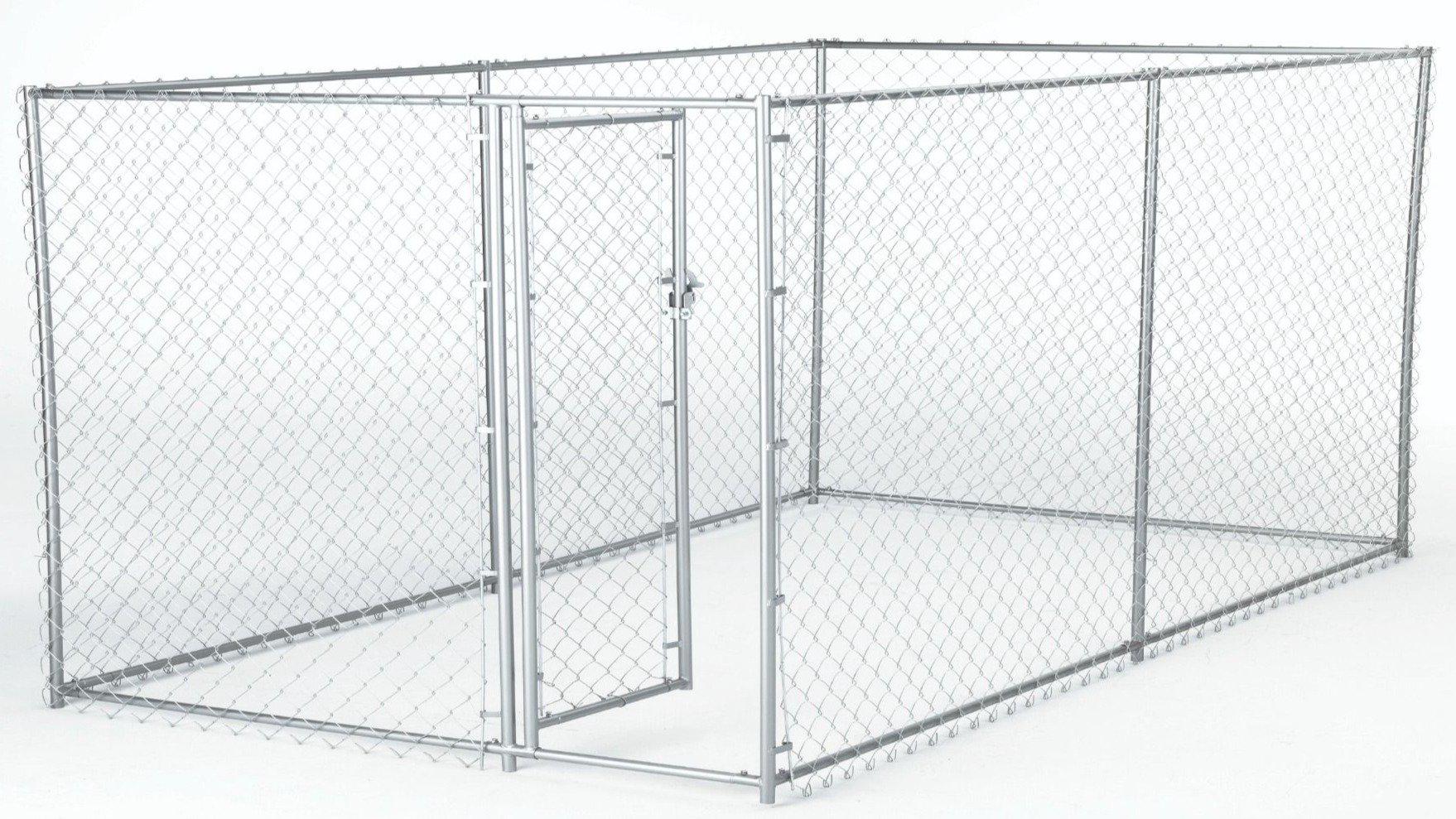 Lucky Dog Galvanized Chain Link Kennel