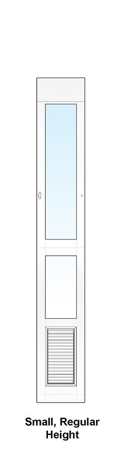 High Tech Pet Armor Flex Low-E Patio Pet Doors - Regular Height