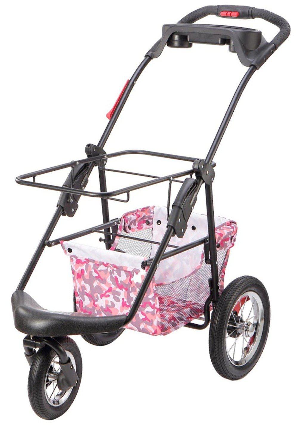 Petique 5-in-1 Pet Stroller FRAME ONLY (Stainless Steel Tires)