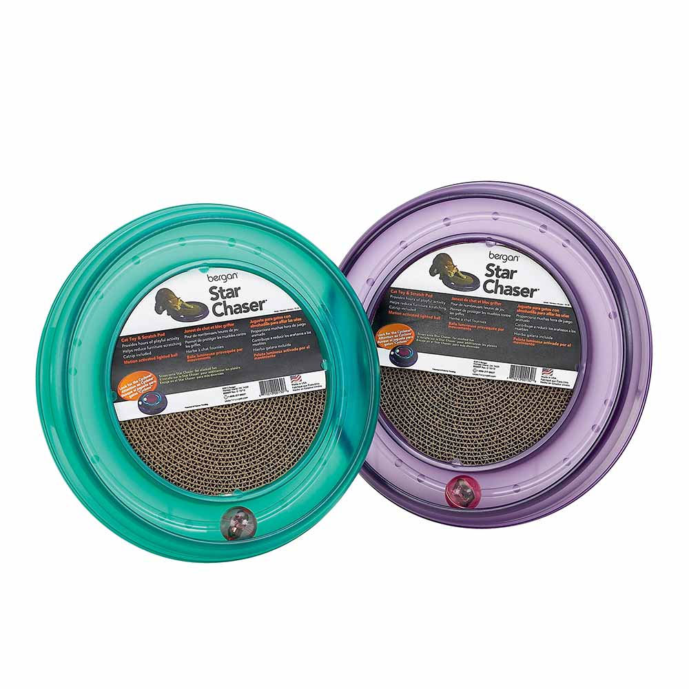 Bergan Starchaser Turboscratcher Cat Toy Assorted