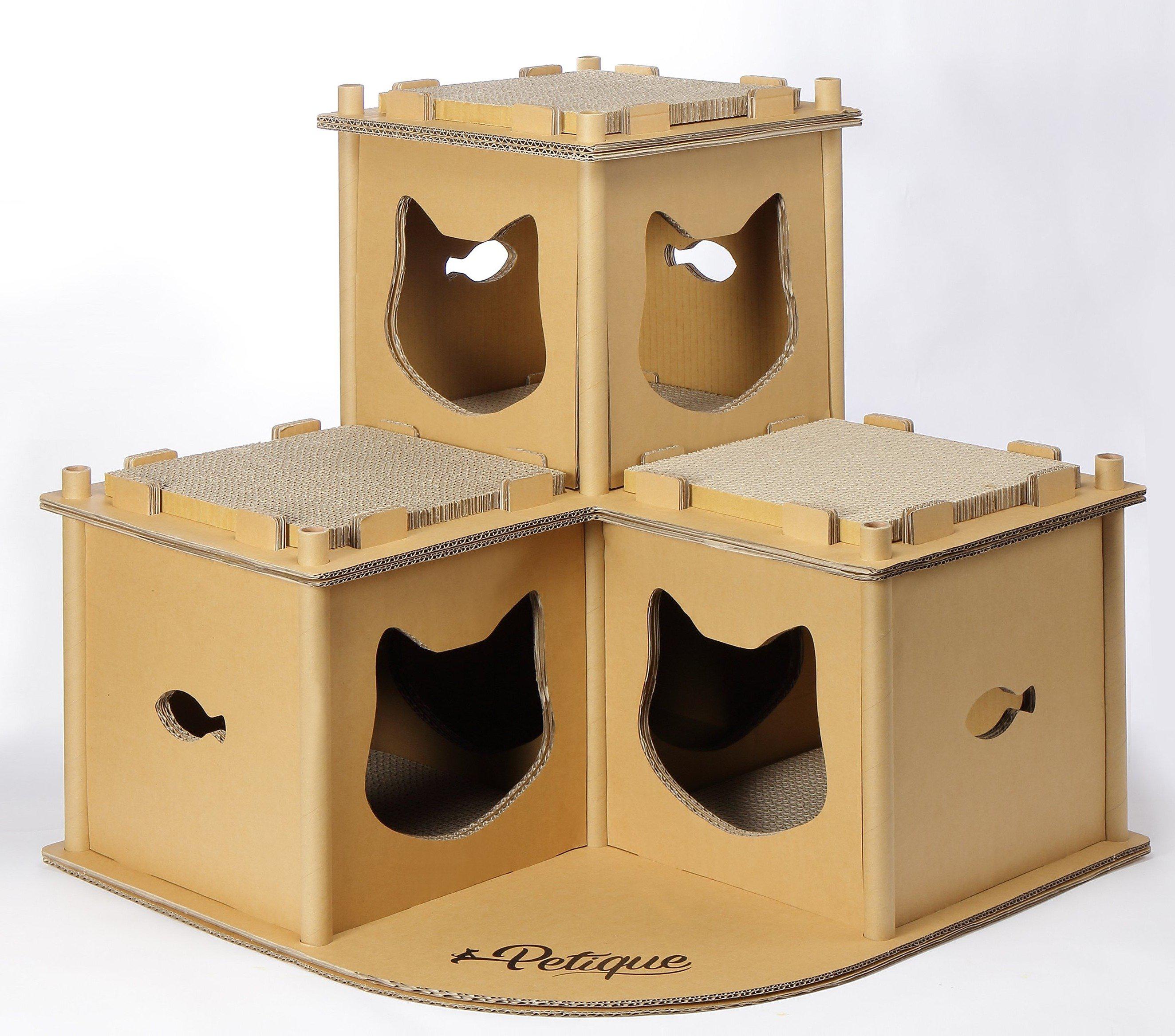 Petique Feline Fortress Cat House