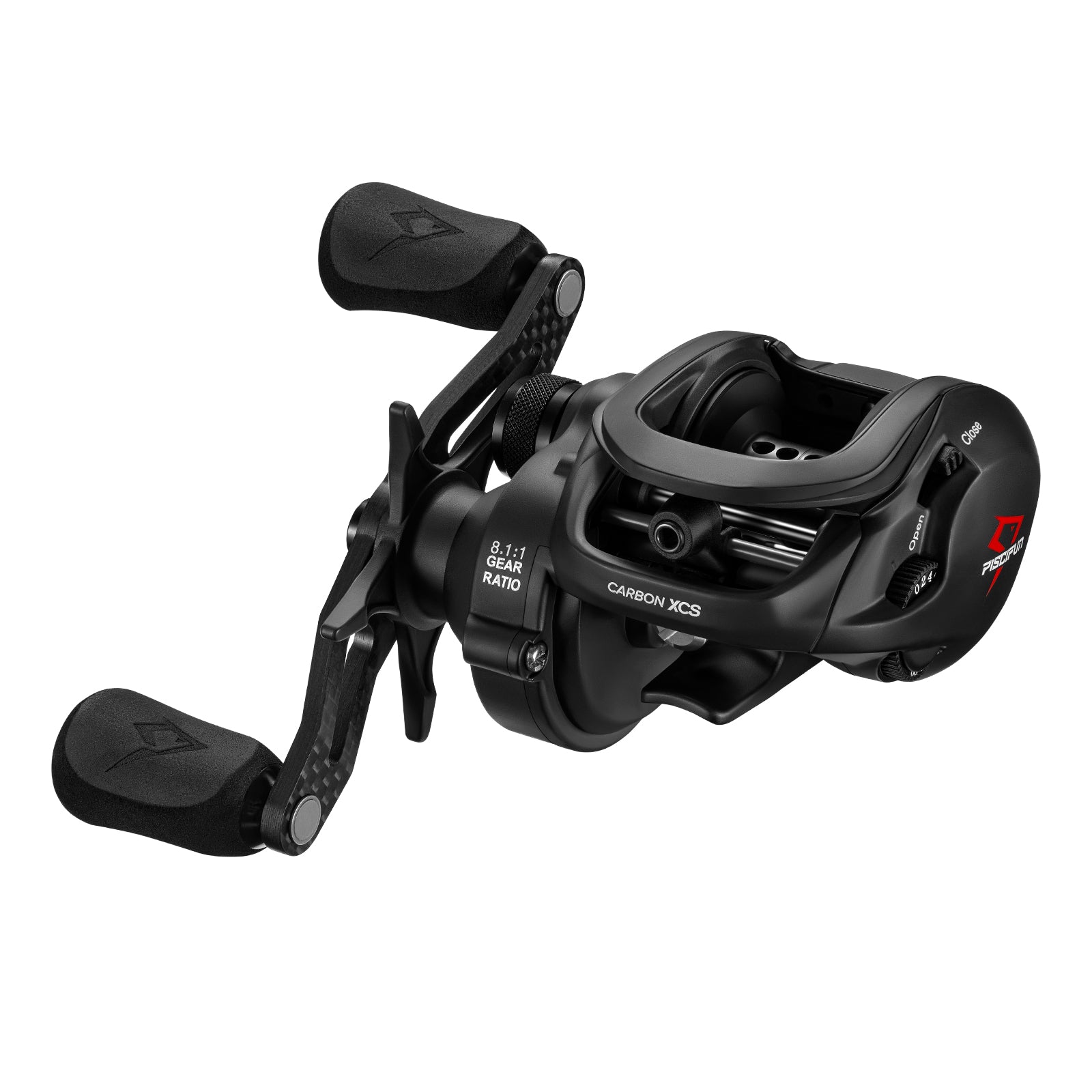 Piscifun Carbon XCS Baitcasting Fishing Reel-Ultra Light to 5.5 oz, 8.1:1 Gear Ratio Casting Reel