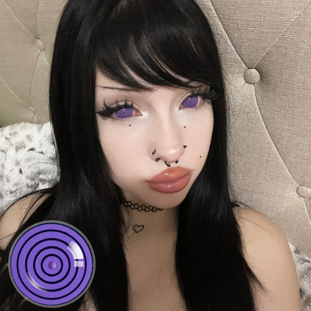 Purple Dizzy Doll eye Mini Sclera Contact Lenses(17MM)