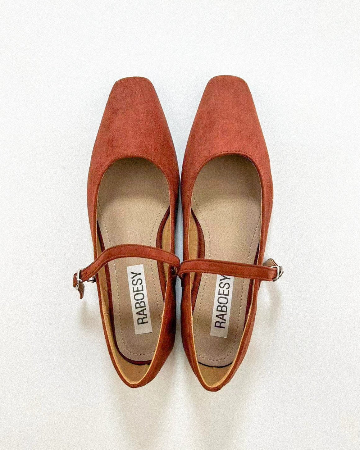 Suede Point Toe Mary Janes