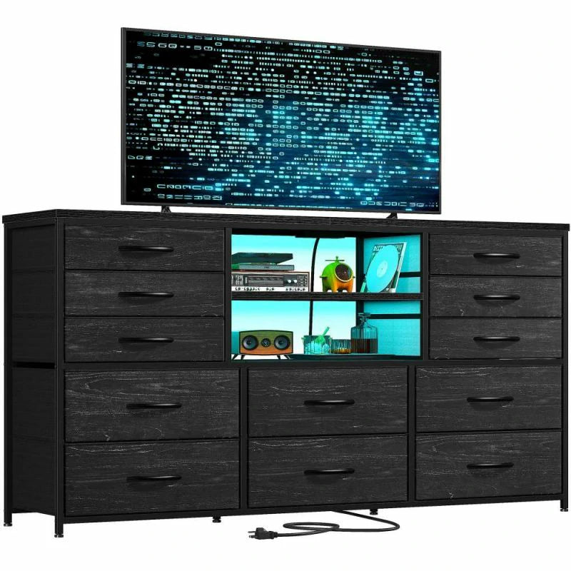 Raybee TV Stand for 55'' TV Dresser for Bedroom