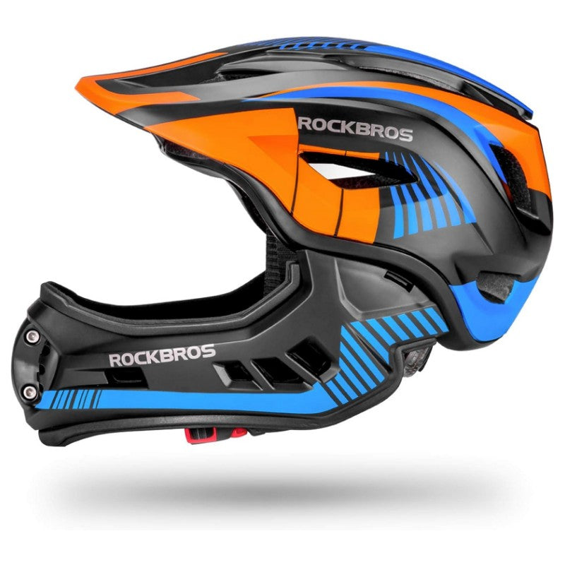 ROCKBROS Kids Full Face Helmet Detachable for Youth Child Boys Girls Ages 3-16