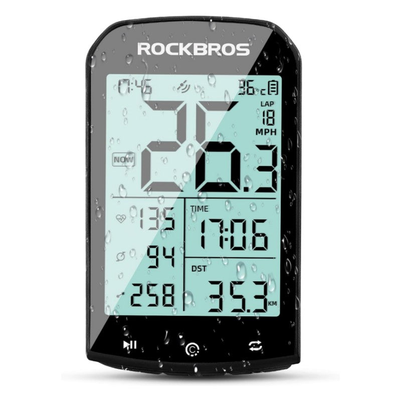 ROCKBROS M1 Wireless Bike Computer GPS 2.9-inch LCD Waterproof Fast Charging