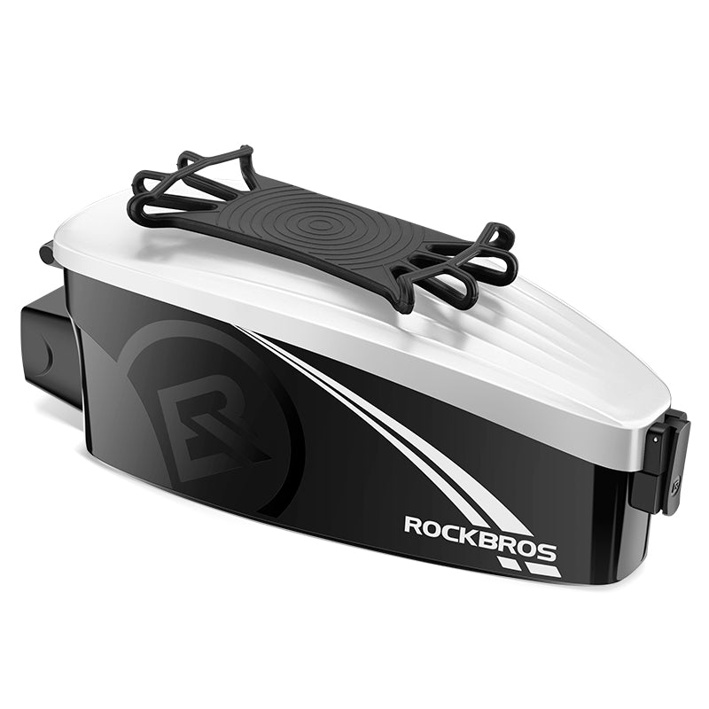 ROCKBROS Bike Frame Phone Bag with Hard Case for Cellphones Below 6.8"