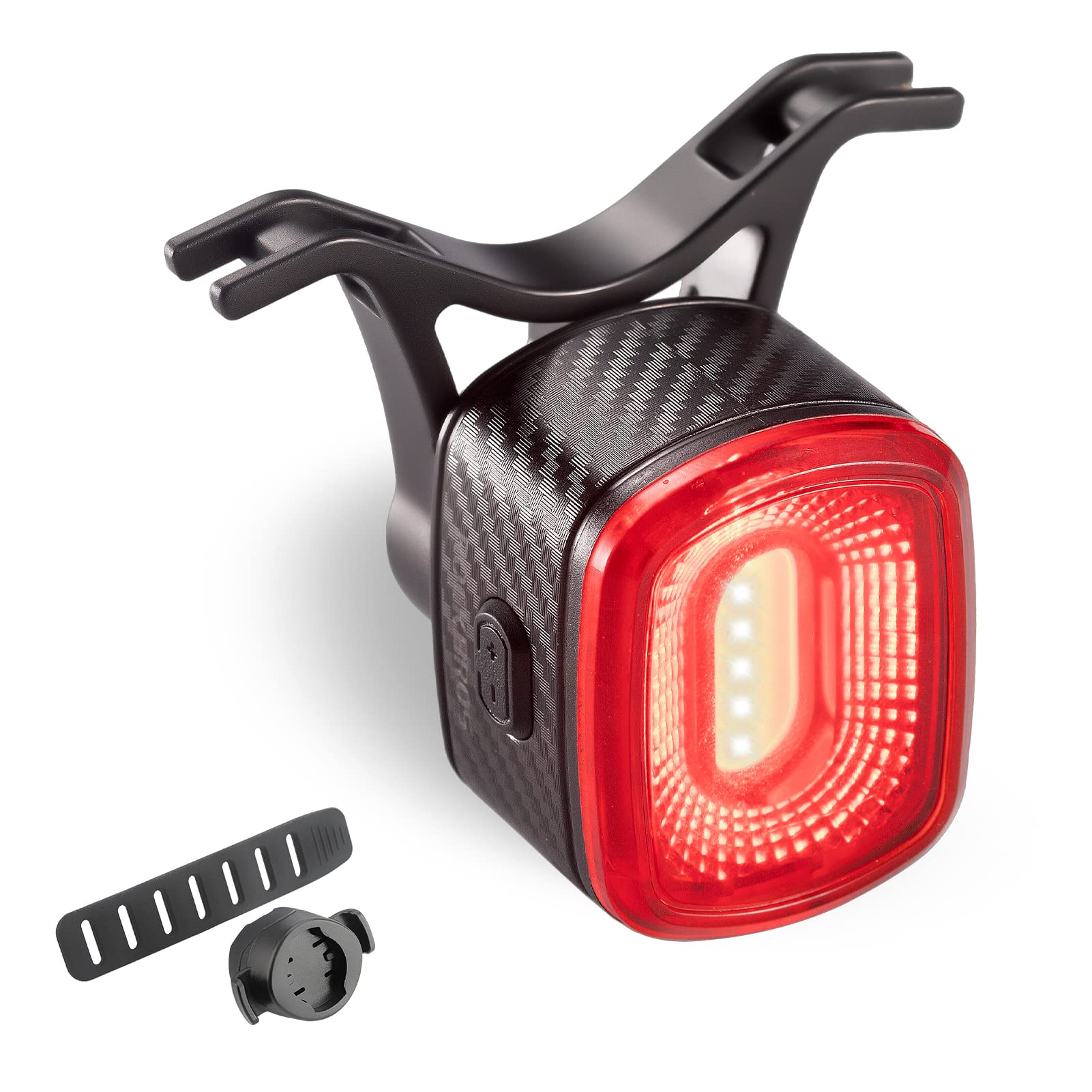 ROCKBROS R2 Smart Brake Sensing Bike Tail Light, USB Rechargeable, IPX6, 4 Modes