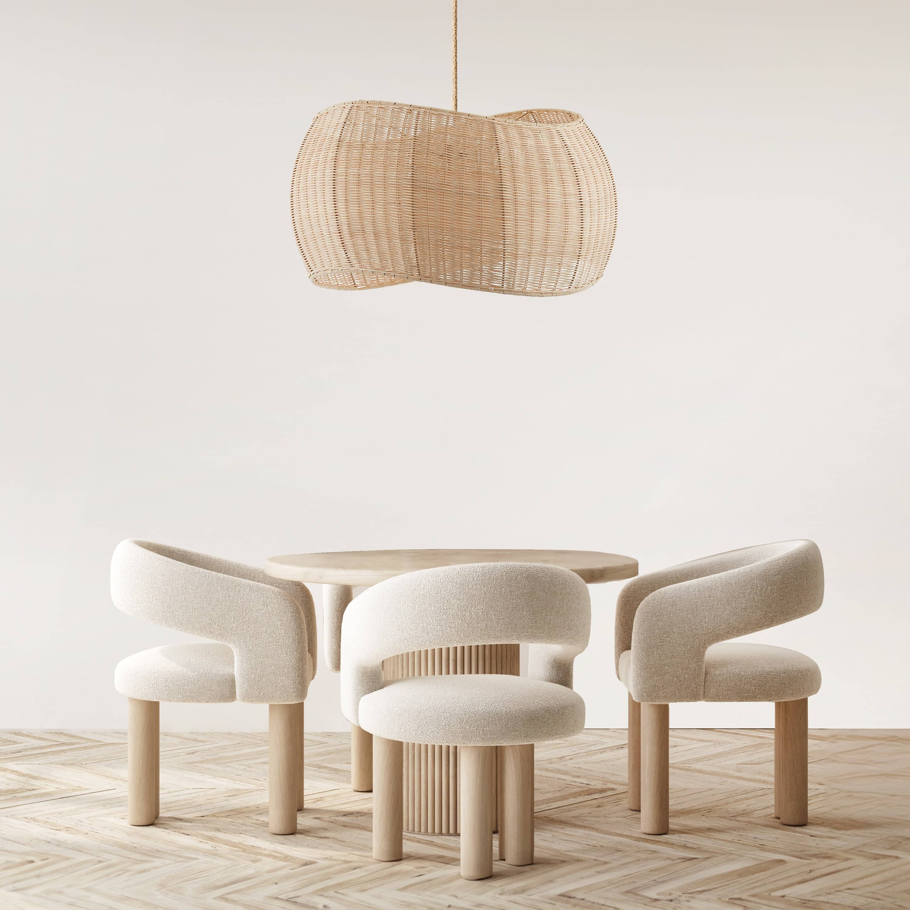 Angelo Rattan Pendant Light - Stock